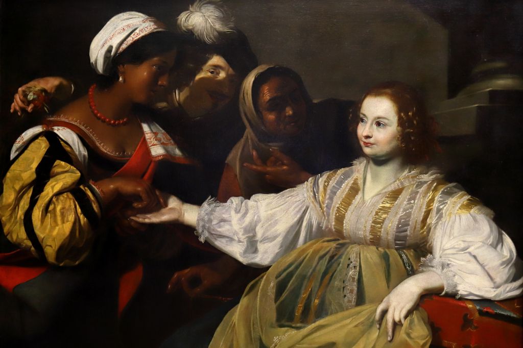 N. Régnier (1626) : Diseuse de la bonne aventure