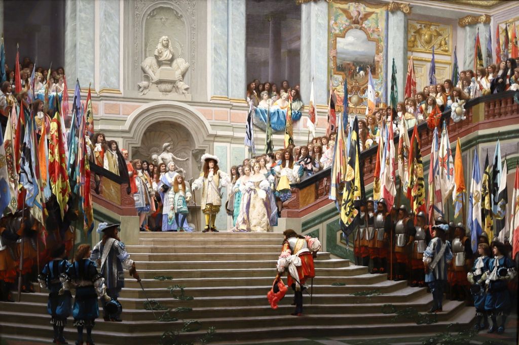 Gérôme (1878) : réception de Grand Condé par Louis XIV