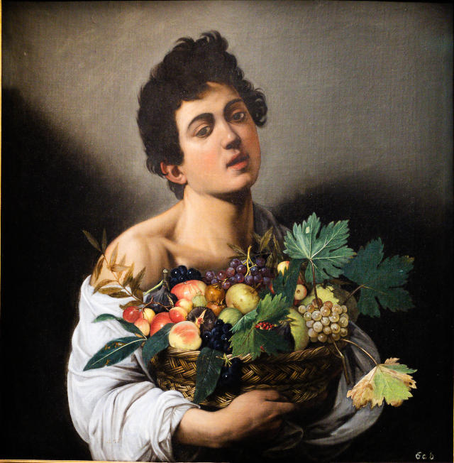 卡尔瓦乔 (1596) : 抱着果篮的男孩