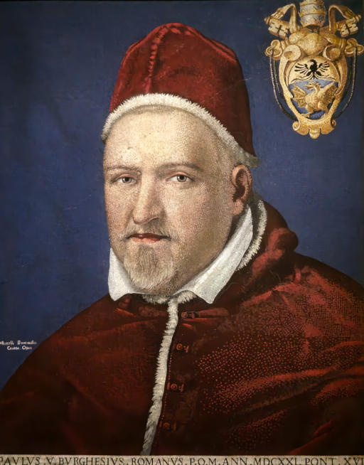 Marcello Provenzale (1621) : Paul V (mosaïque)