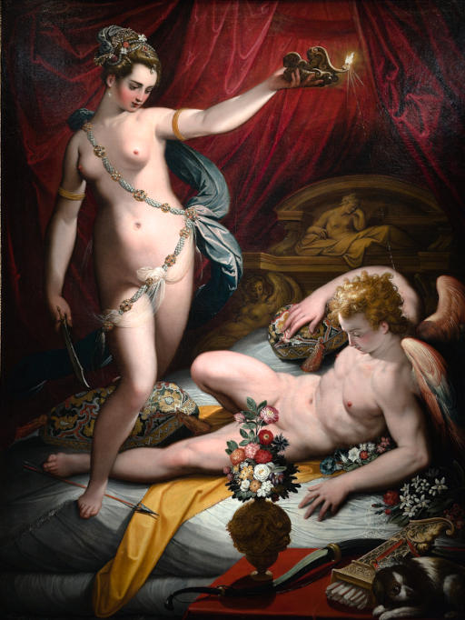 Jacopo Zucchi (1589): Psyché et Amour