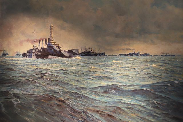 Waugh (1918) : 美国舰队开往法国参加一战