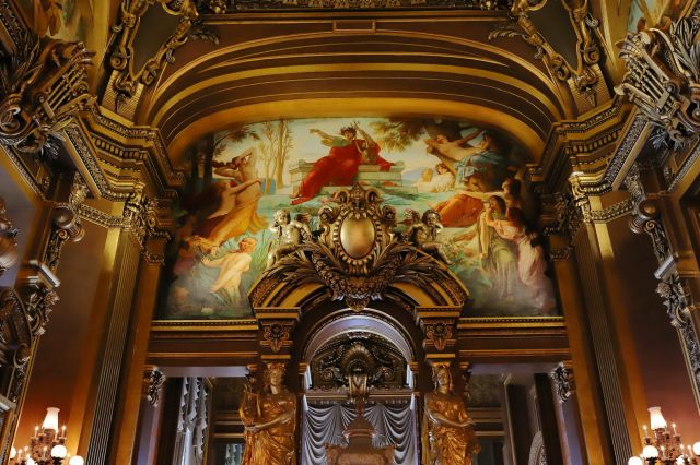 巴黎歌剧院 : 大厅走廊绘画