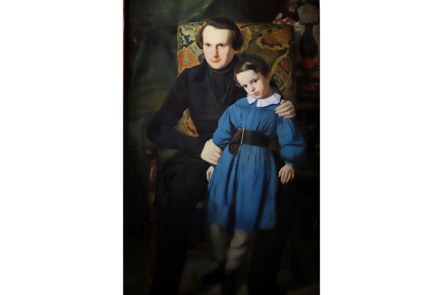 A. Chatillon (1836) : 雨果和他的儿子