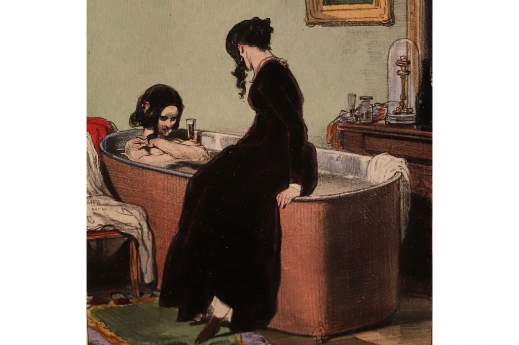 P. Gavarni (1842) : 交际花的苦衷