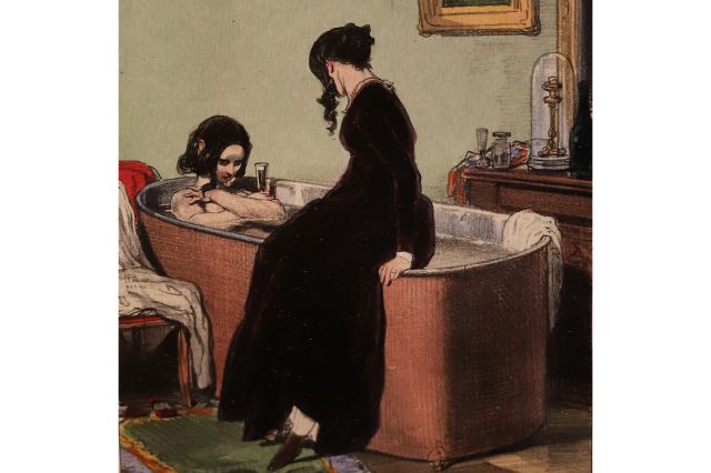 P. Gavarni (1842) : 交际花的苦衷