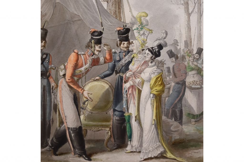 G. Opiz (1814) : 俄国士兵勾引巴黎女人