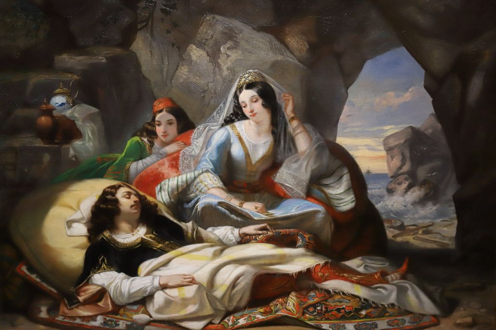 M. Saunier (1839) : 拜伦诗歌里的Haydee爱上唐璜