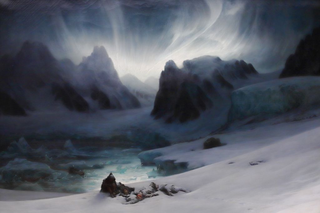 F. Biard (1840) : 北极曙光