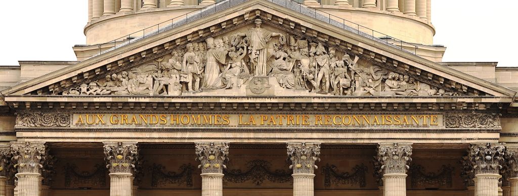 Le fronton du Panthéon